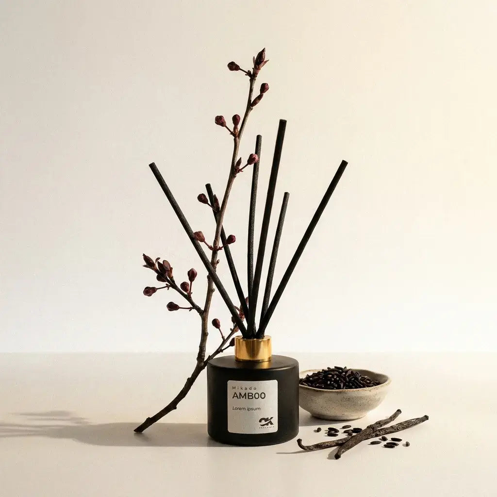 Flor de Cerezo Nocturna · Inspirado en Ritual of Yozakura de Rituals · Mikado 200 ml · Nº35