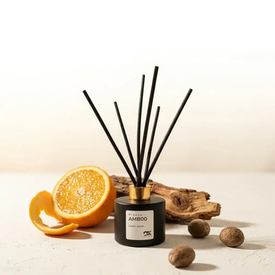 Sol de Media Mañana · Inspirado en The Ritual of Mehr de Rituals · Mikado 200 ml · Nº34