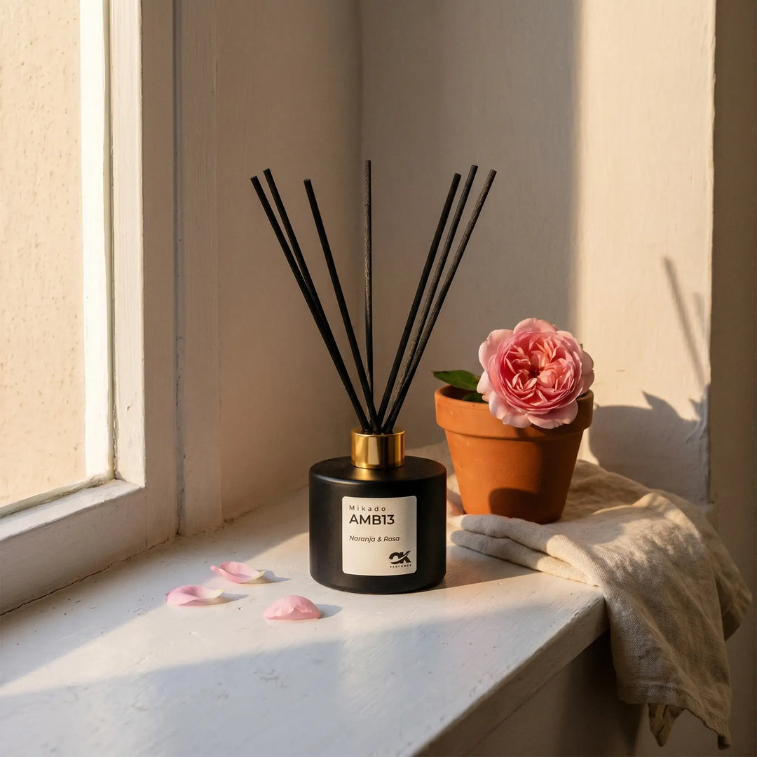 Naranja & Rosa de Jardín · Mikado 200 ml · Nº13