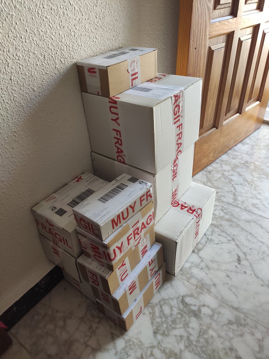 Primeros envíos en el taller